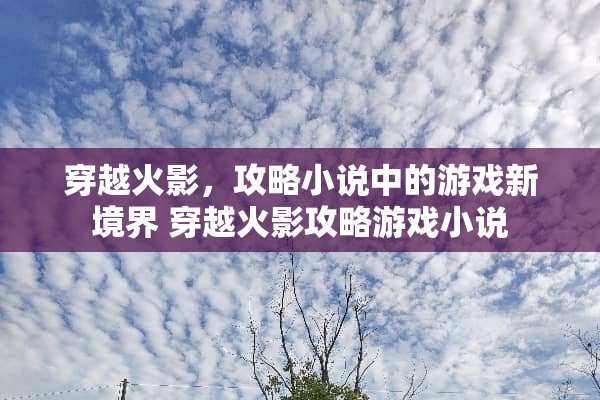 穿越火影，攻略小说中的游戏新境界 穿越火影攻略游戏小说