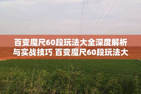 百变魔尺60段玩法大全深度解析与实战技巧 百变魔尺60段玩法大全