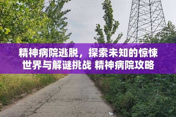 精神病院逃脱，探索未知的惊悚世界与解谜挑战 精神病院攻略