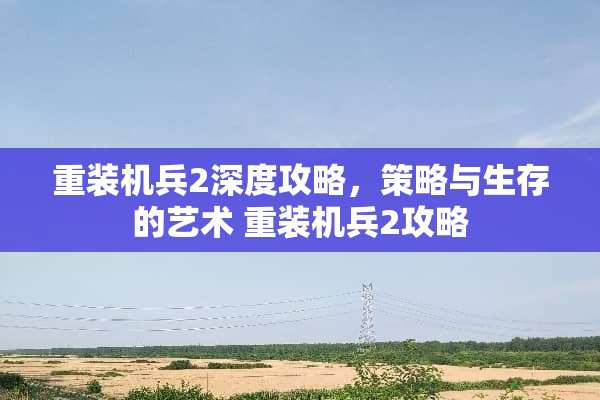 重装机兵2深度攻略，策略与生存的艺术 重装机兵2攻略