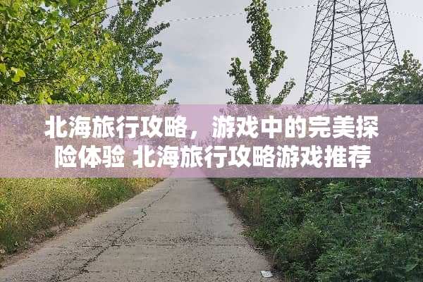 北海旅行攻略，游戏中的完美探险体验 北海旅行攻略游戏推荐