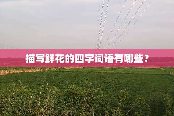 描写鲜花的四字词语有哪些？