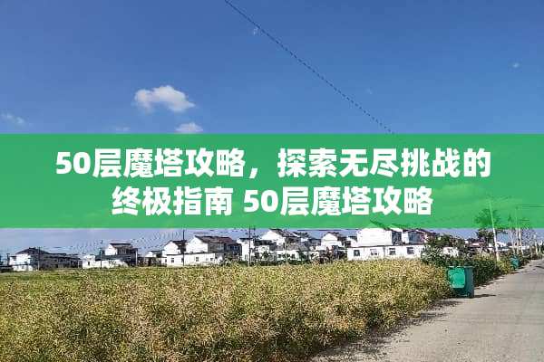 50层魔塔攻略，探索无尽挑战的终极指南 50层魔塔攻略