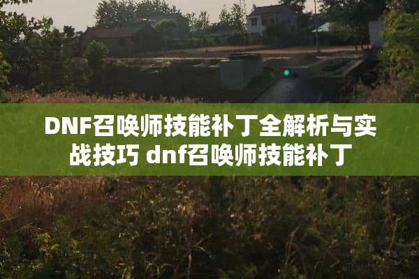 DNF召唤师技能补丁全解析与实战技巧 dnf召唤师技能补丁