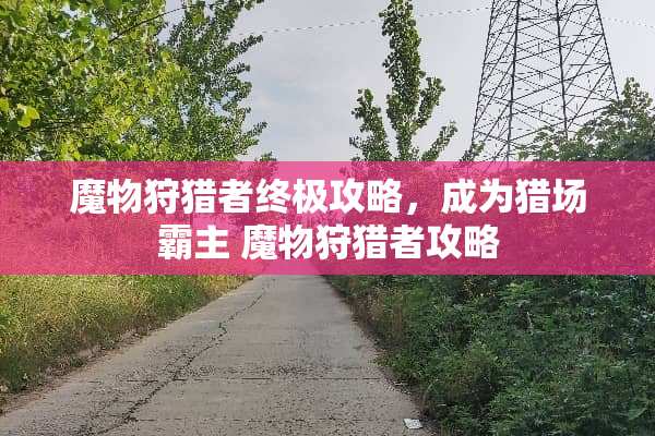 魔物**者终极攻略，成为猎场霸主 魔物**者攻略