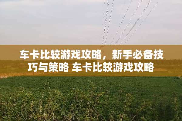 车卡比较游戏攻略，新手必备技巧与策略 车卡比较游戏攻略