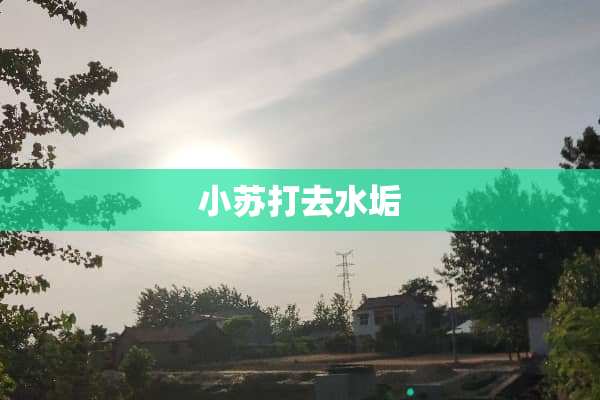 小苏打去水垢