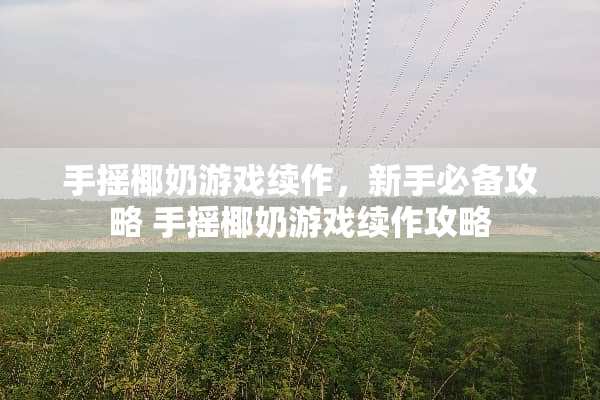 手摇椰奶游戏续作，新手必备攻略 手摇椰奶游戏续作攻略