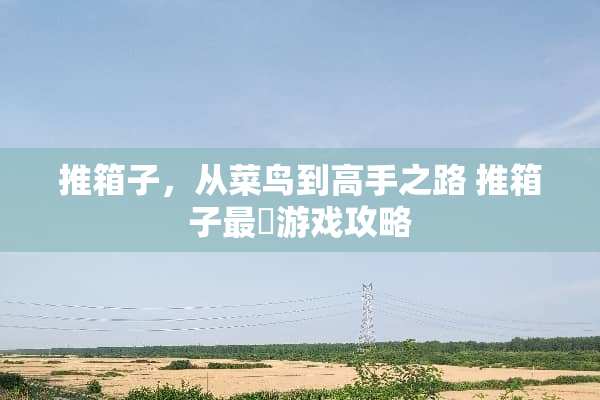 推箱子，从菜鸟到高手之路 推箱子最囧游戏攻略