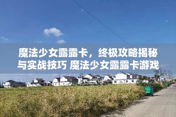 魔法少女露露卡，终极攻略揭秘与实战技巧 魔法少女露露卡游戏攻略