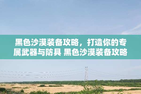 黑色沙漠装备攻略，打造你的专属**与防具 黑色沙漠装备攻略