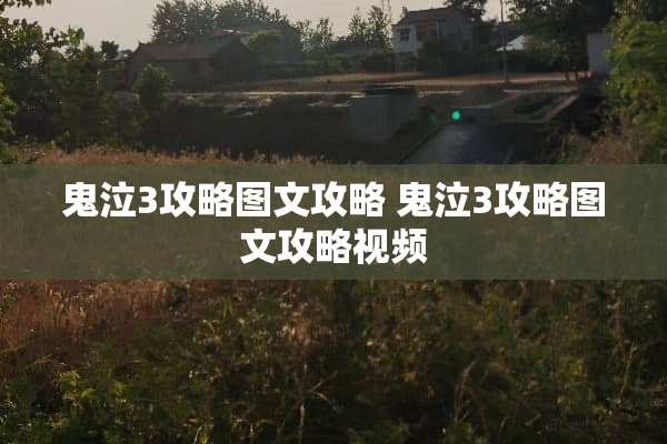 鬼泣3攻略图文攻略 鬼泣3攻略图文攻略视频