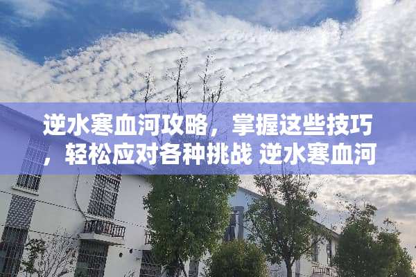 逆水寒血河攻略，掌握这些技巧，轻松应对各种挑战 逆水寒血河攻略