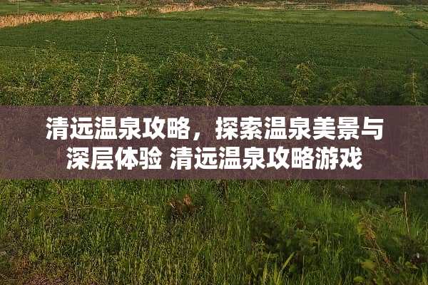清远温泉攻略，探索温泉美景与深层体验 清远温泉攻略游戏