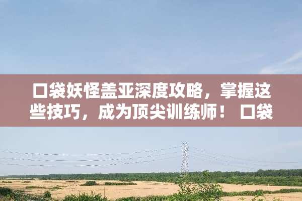 口袋妖怪盖亚深度攻略，掌握这些技巧，成为顶尖训练师！ 口袋妖怪盖亚攻略