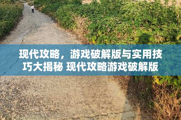 现代攻略，游戏**版与实用技巧大揭秘 现代攻略游戏**版