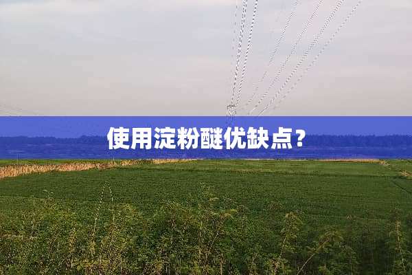 使用淀粉醚优缺点？