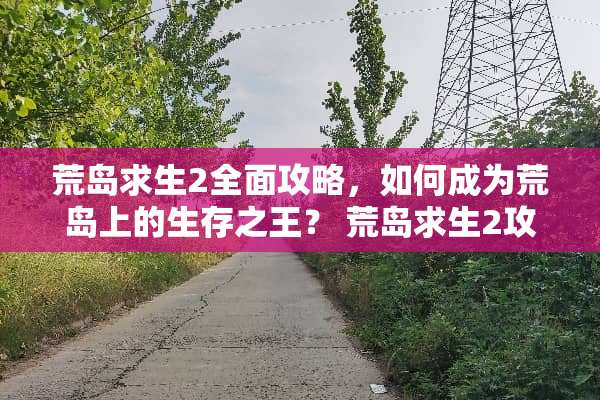 荒岛求生2全面攻略，如何成为荒岛上的生存之王？ 荒岛求生2攻略