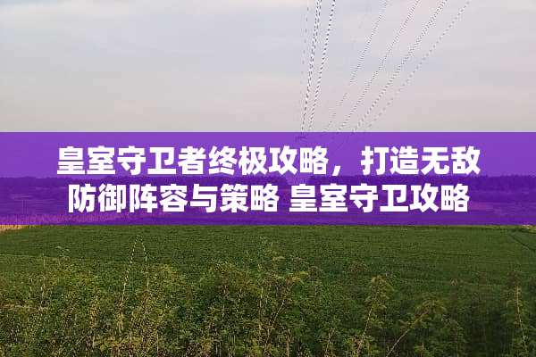 皇室守卫者终极攻略，打造无敌防御阵容与策略 皇室守卫攻略