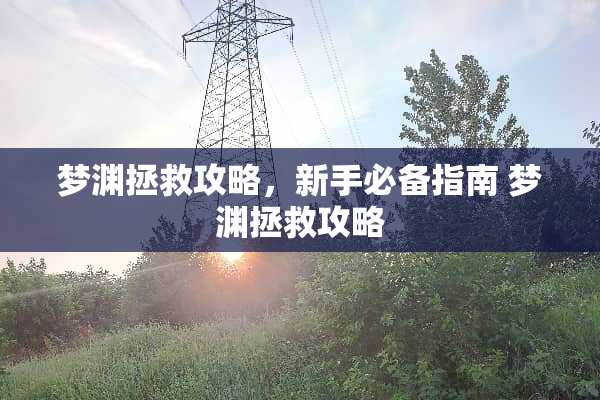 梦渊拯救攻略，新手必备指南 梦渊拯救攻略