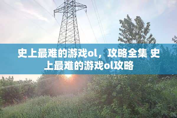 史上最难的游戏ol，攻略全集 史上最难的游戏ol攻略
