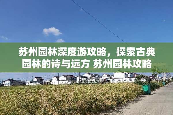 苏州园林深度游攻略，探索古典园林的诗与远方 苏州园林攻略