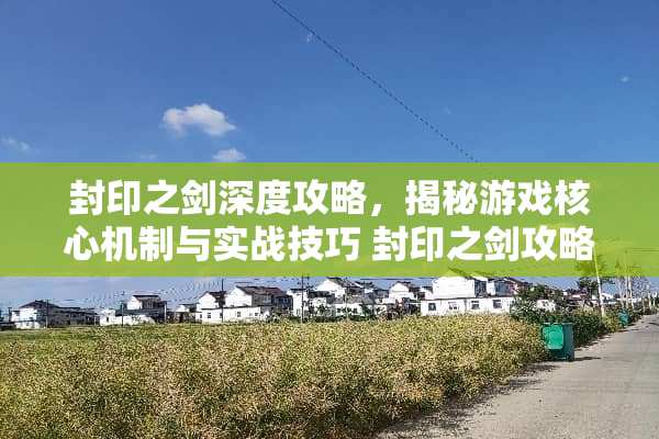 封印之剑深度攻略，揭秘游戏核心机制与实战技巧 封印之剑攻略
