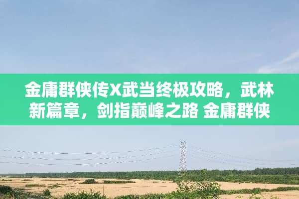 金庸群侠传X武当终极攻略，武林新篇章，剑指巅峰之路 金庸群侠传x武当攻略