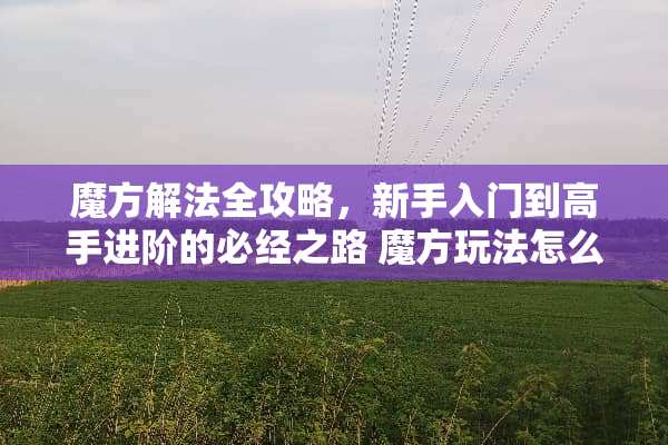 魔方解法全攻略，新手入门到高手进阶的必经之路 魔方玩法怎么玩
