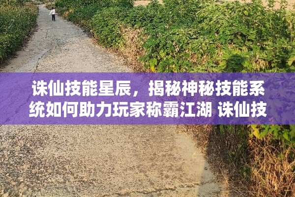 诛仙技能星辰，揭秘神秘技能系统如何助力玩家称霸江湖 诛仙技能星辰