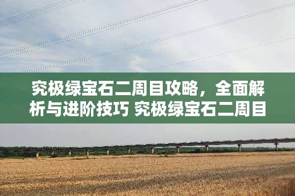 究极绿宝石二周目攻略，全面解析与进阶技巧 究极绿宝石二周目攻略