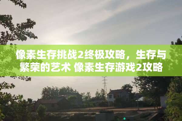 像素生存挑战2终极攻略，生存与繁荣的艺术 像素生存游戏2攻略