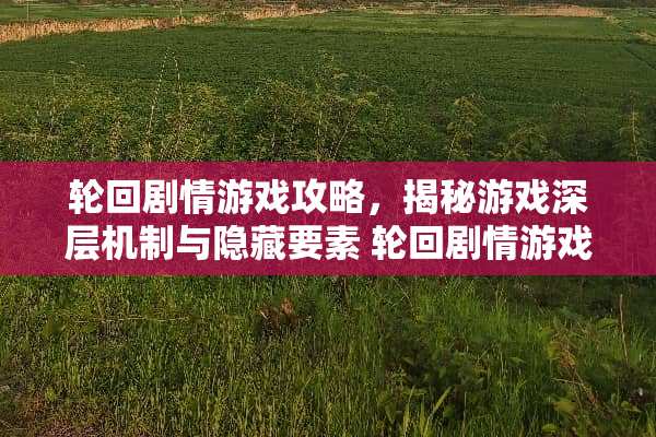 轮回剧情游戏攻略，揭秘游戏深层机制与隐藏要素 轮回剧情游戏攻略