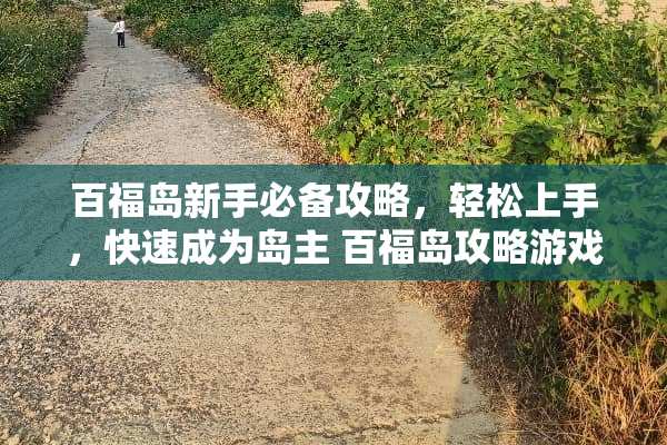 百福岛新手必备攻略，轻松上手，快速成为岛主 百福岛攻略游戏