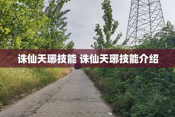 诛仙天琊技能 诛仙天琊技能介绍