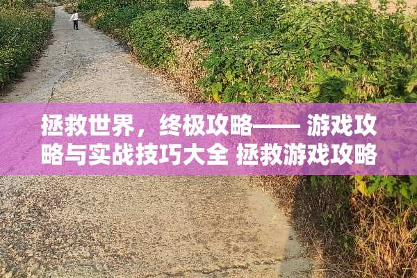 拯救世界，终极攻略—— 游戏攻略与实战技巧大全 拯救游戏攻略