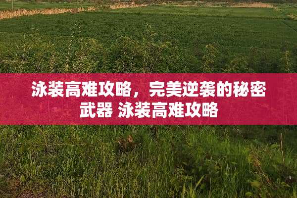 泳装高难攻略，完美逆袭的秘密** 泳装高难攻略