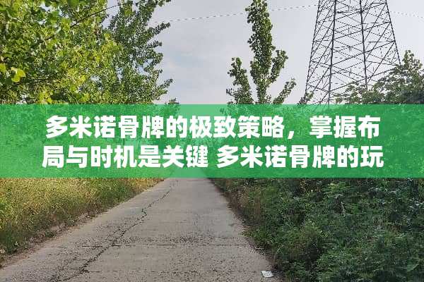 多米诺骨牌的极致策略，掌握布局与时机是关键 多米诺骨牌的玩法