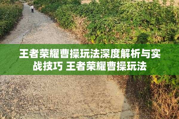 王者荣耀曹操玩法深度解析与实战技巧 王者荣耀曹操玩法