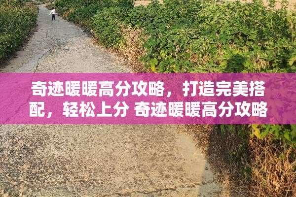 奇迹暖暖高分攻略，打造完美搭配，轻松上分 奇迹暖暖高分攻略组