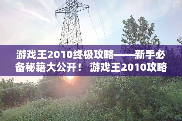 游戏王2010终极攻略——新手必备秘籍大公开！ 游戏王2010攻略