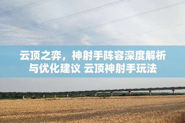 云顶之弈，神射手阵容深度解析与优化建议 云顶神射手玩法