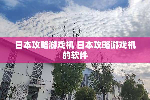 日本攻略游戏机 日本攻略游戏机的软件