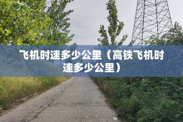 飞机时速多少公里（高铁飞机时速多少公里）