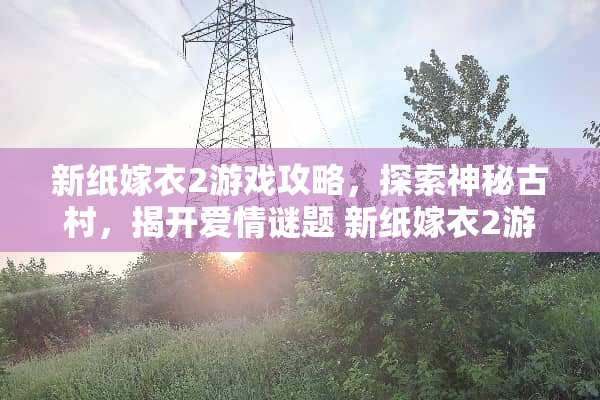 新纸嫁衣2游戏攻略，探索神秘古村，揭开爱情谜题 新纸嫁衣2游戏攻略
