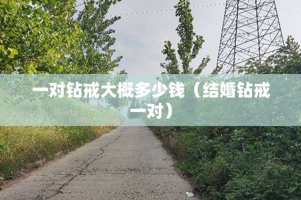 一对钻戒大概多少钱（结婚钻戒一对）