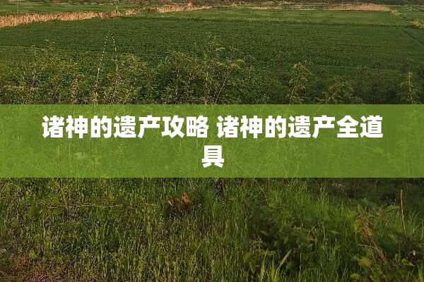 诸神的遗产攻略 诸神的遗产全道具