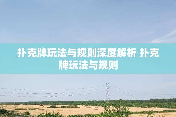 **牌玩法与规则深度解析**牌玩法与规则