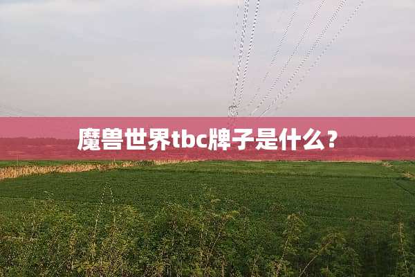 魔兽世界tbc牌子是什么？