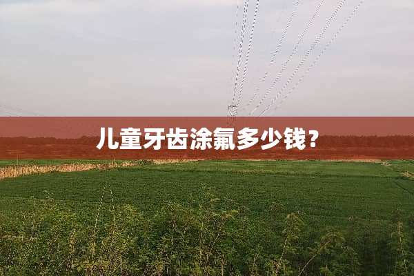儿童牙齿涂氟多少钱？